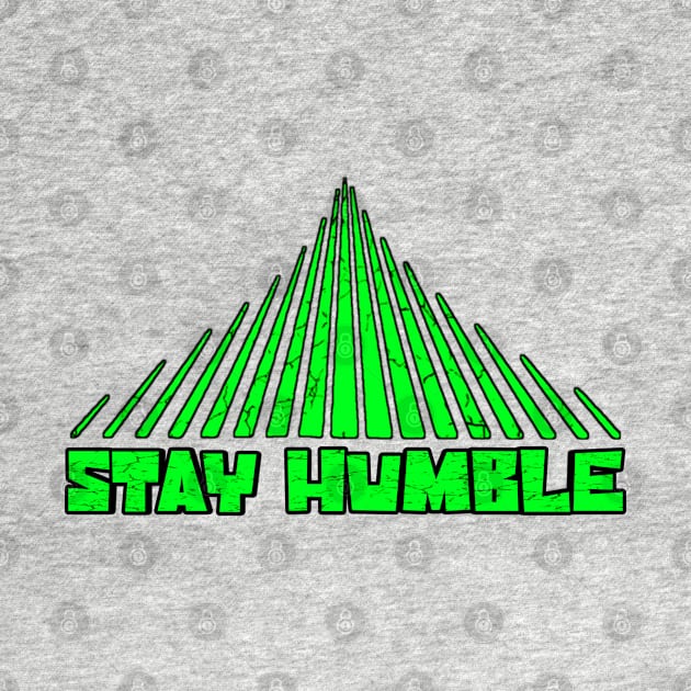 Graphic aurora stay humble by Droneiki